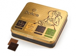 Bohem Madlen Çikolata Metal Kutu 250g Glutensiz